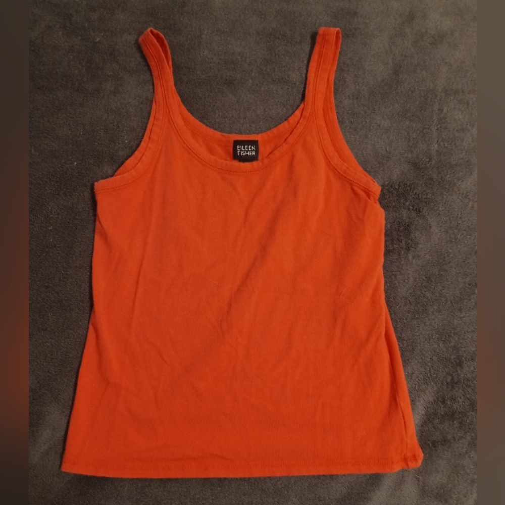 Eileen Fisher Made in USA cotton tank top